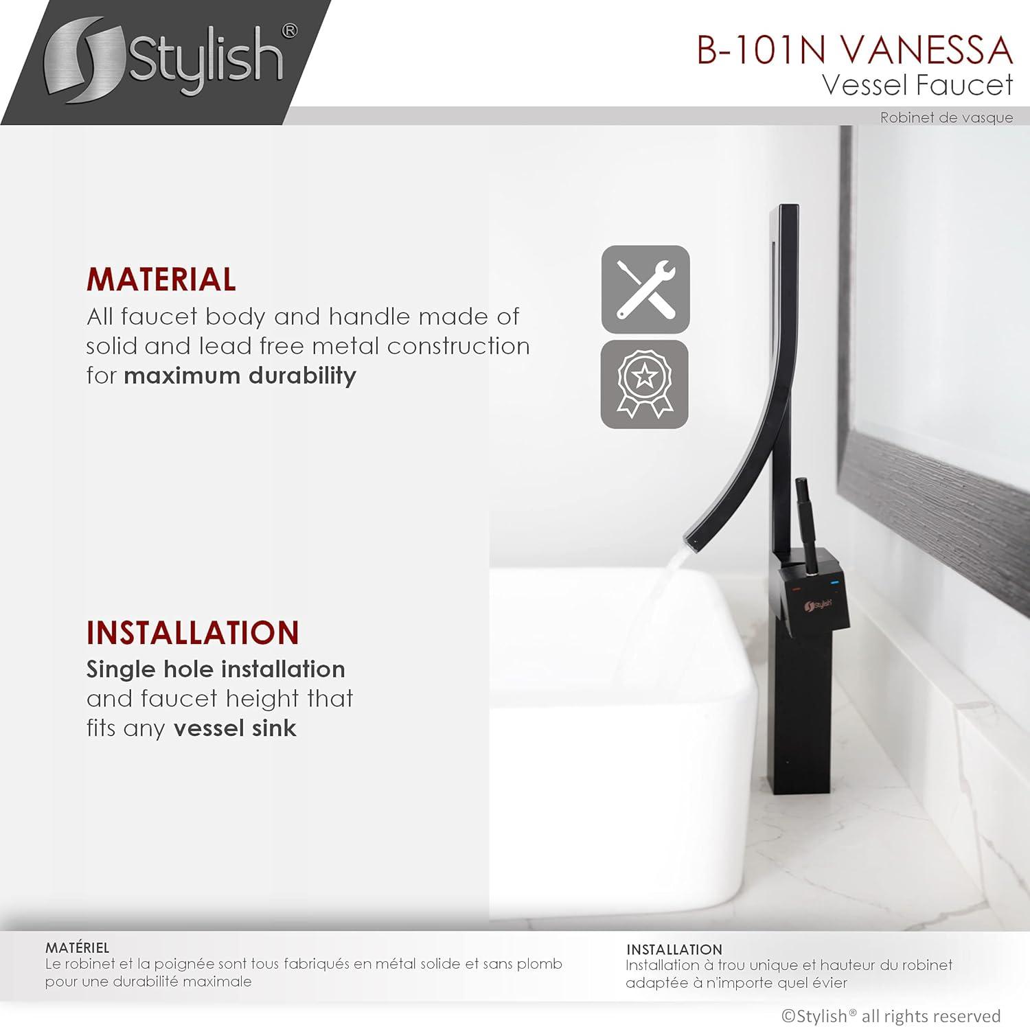 Stylish Vanessa One-Handle Vessel Bathroom Faucet