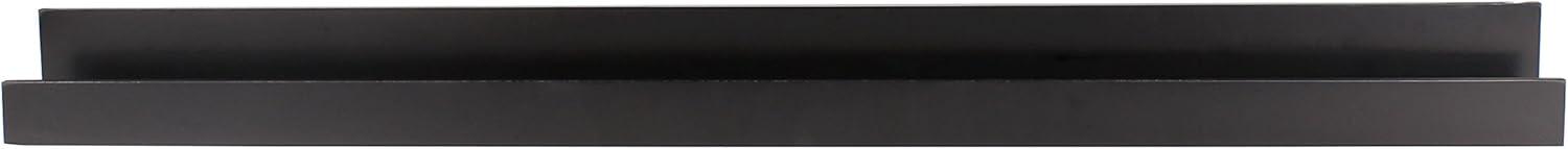 Black 42" Floating Wall Shelf for Living Room/Bedroom