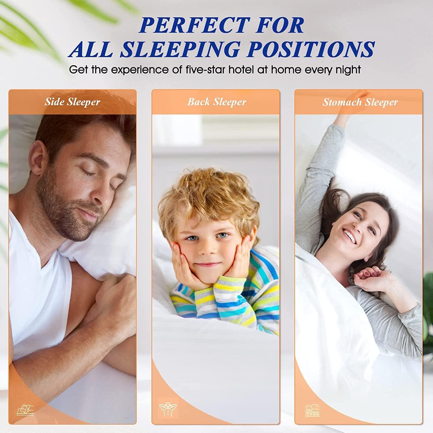 Arsuite Luxury Hotel Collection Bed Pillows (Set of 2)- Standard Soft Size