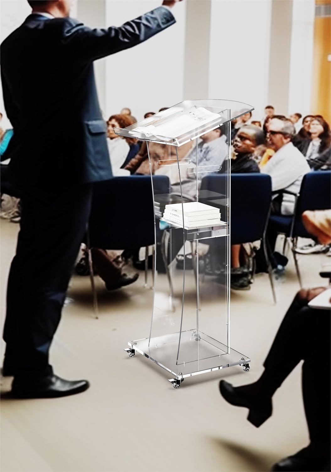 VEVOR 47.2'' Bamboo Full Podium