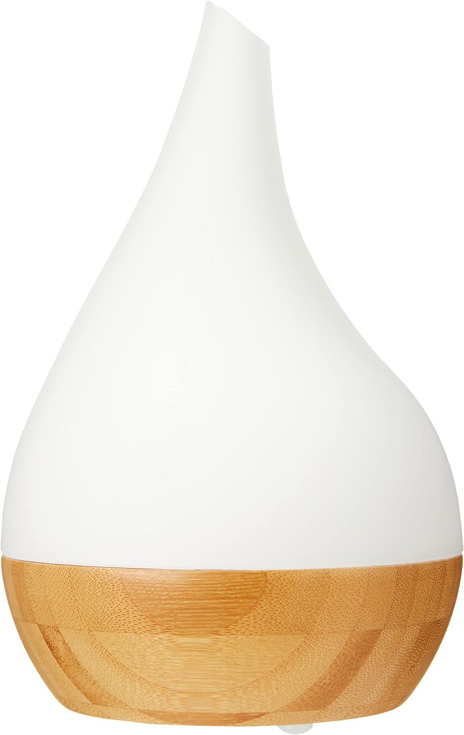 Ultrasonic Aroma Diffuser/Humidifier with Bamboo Base (Droplet)