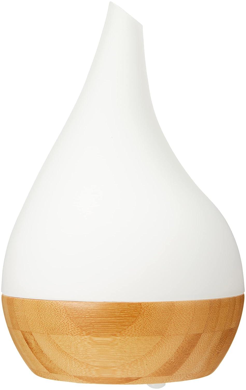 Ultrasonic Aroma Diffuser/Humidifier with Bamboo Base (Droplet)