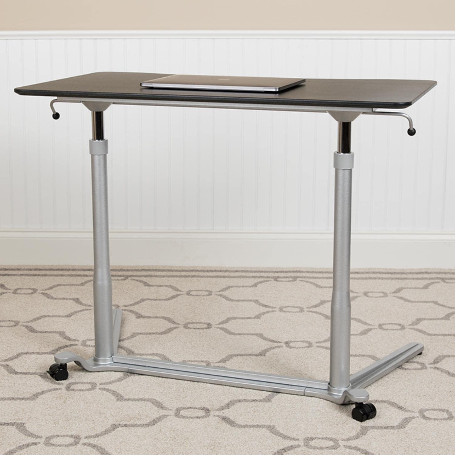 Flash Furniture Sit-Down, Stand-Up Ergonomic Computer Desk - Standing Desk