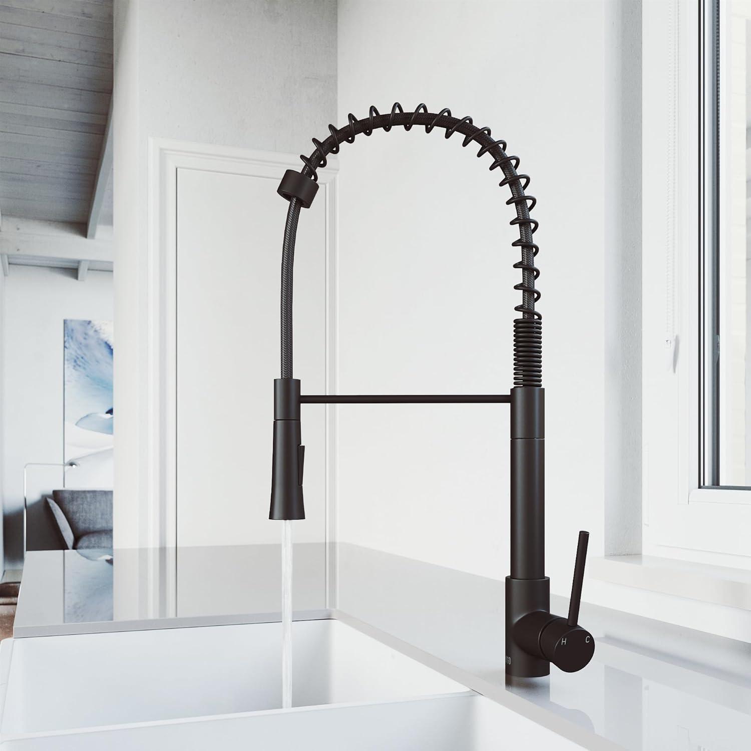 Laurelton 22" H 1-handle Pull-Down 2-Function Sprayer Kitchen Faucet