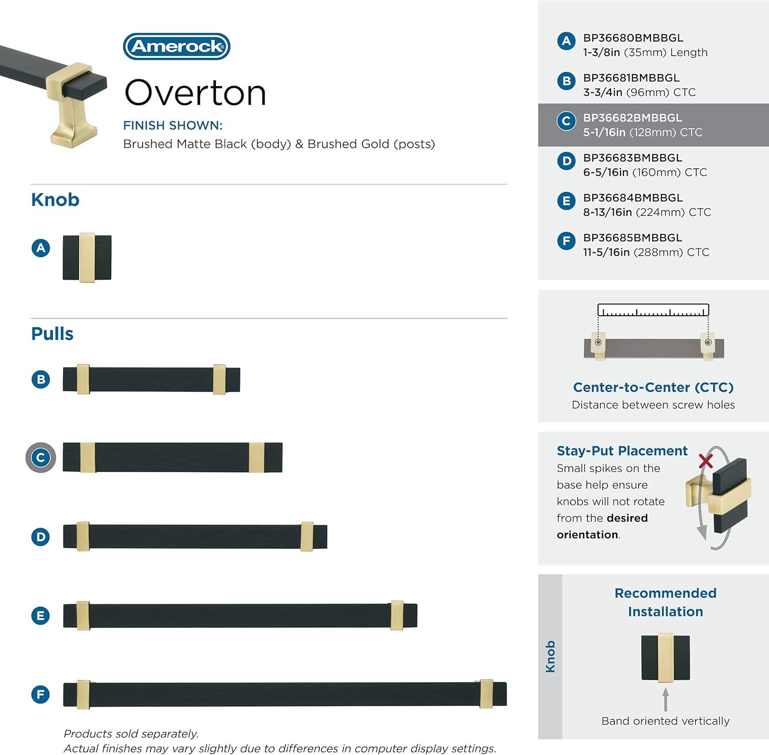 Amerock Overton Bar Pull