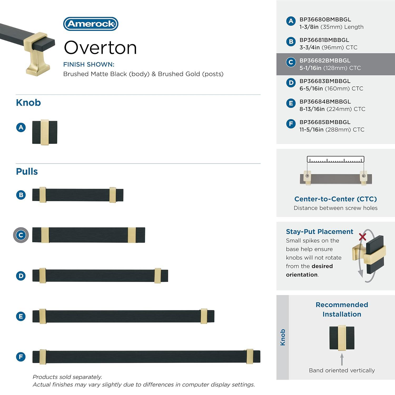 Amerock Overton Bar Pull