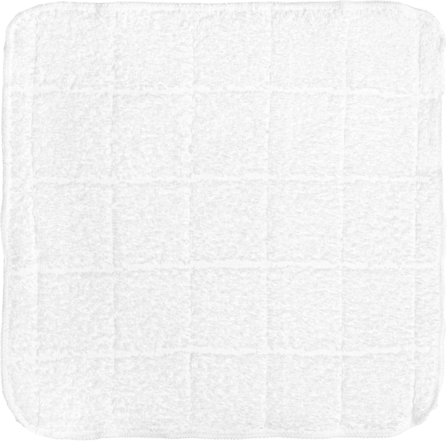 Arkwright Home Kitchen Dishcloths (12 Pack) - Cotton, 12x12 in. - White