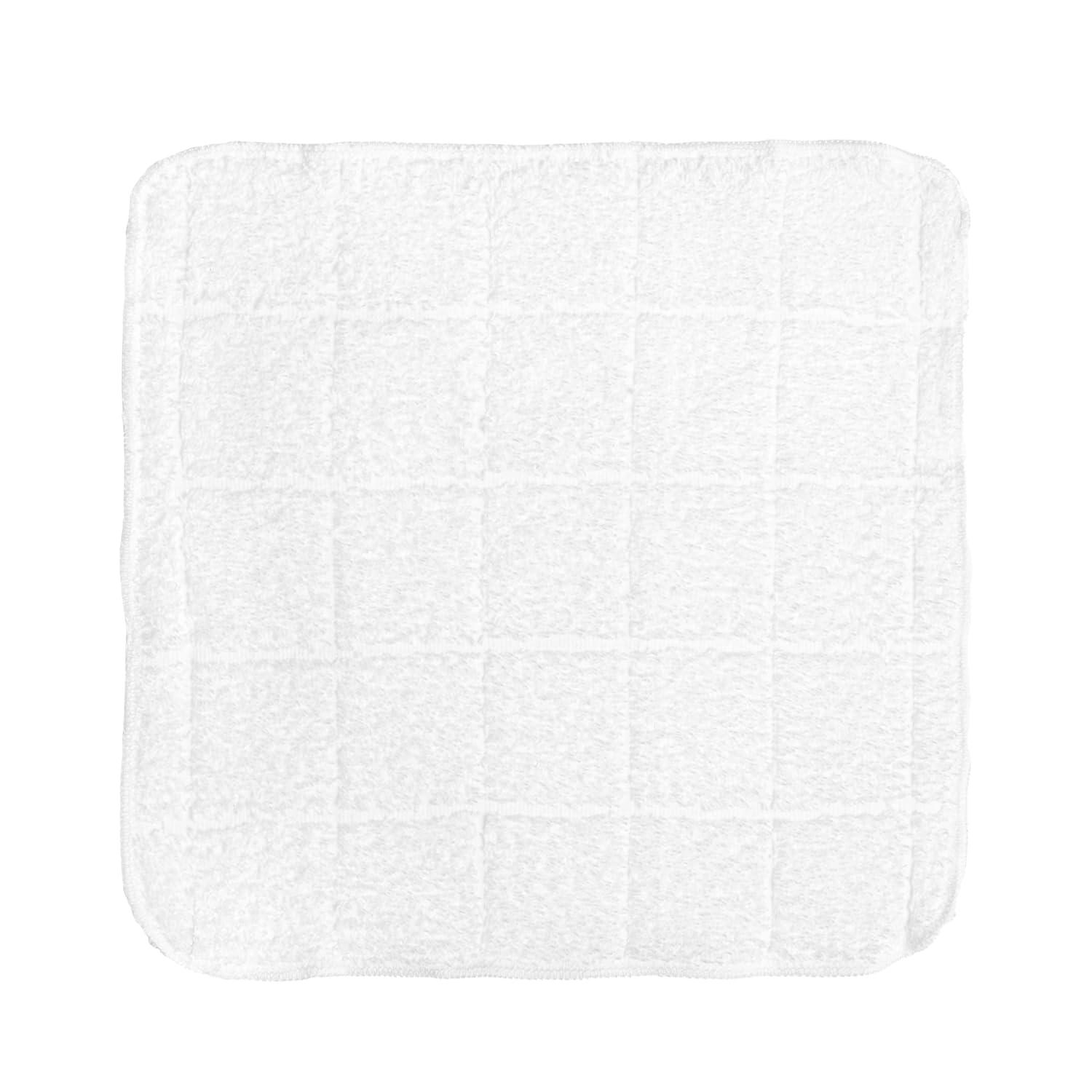 Arkwright Home Kitchen Dishcloths (12 Pack) - Cotton, 12x12 in. - White