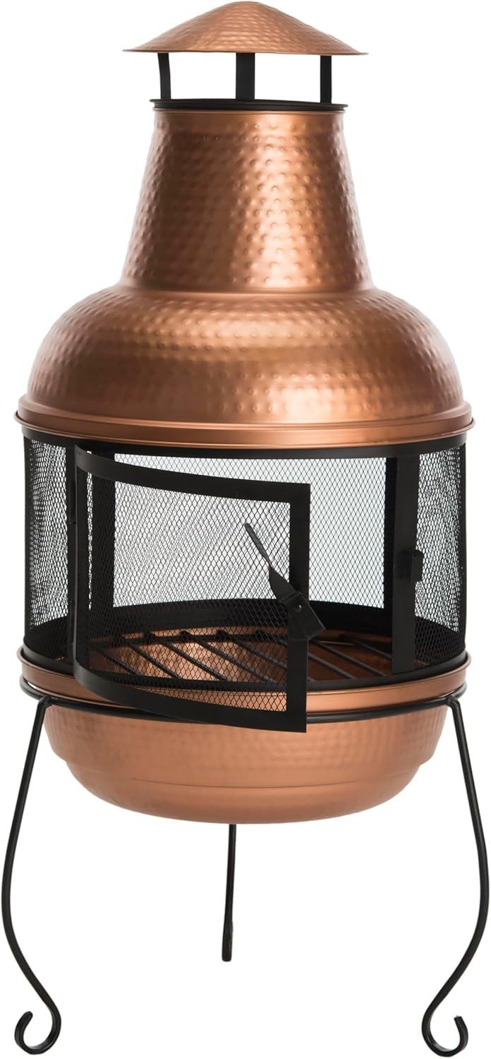 Gemmenne Cast Iron Wood Burning Chiminea