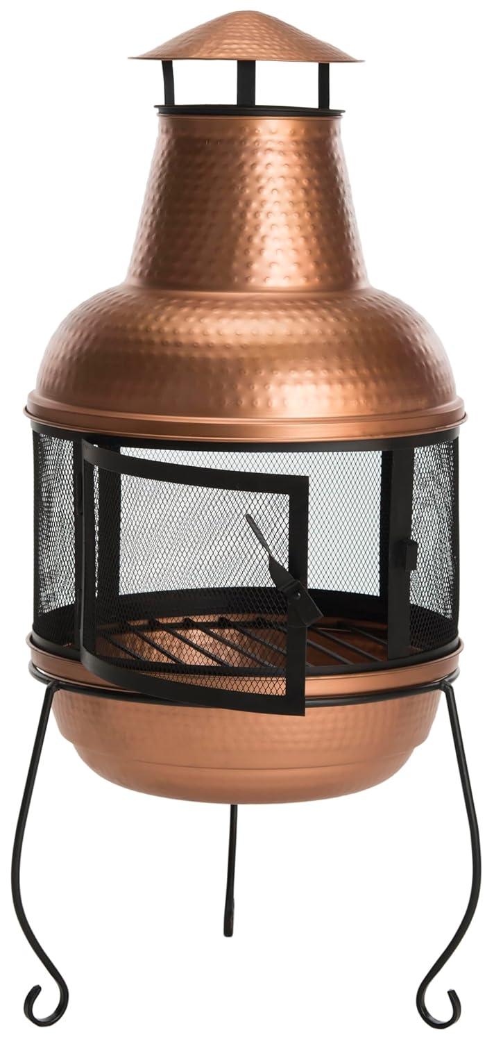 Ophelia & Co. Gemmenne Column Cast Iron Wood Burning Smokeless Chimnea
