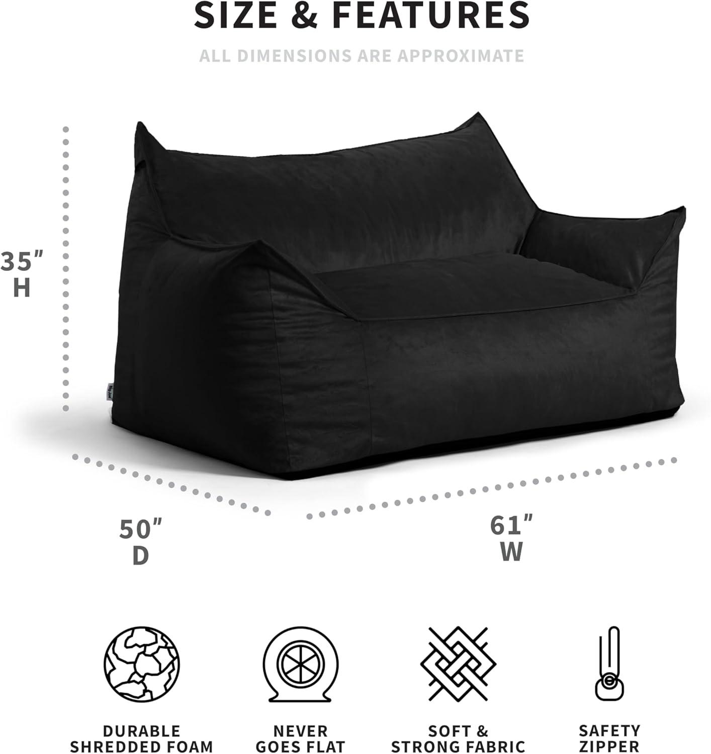 Big Joe Imperial Polyester Bean Bag Sofa