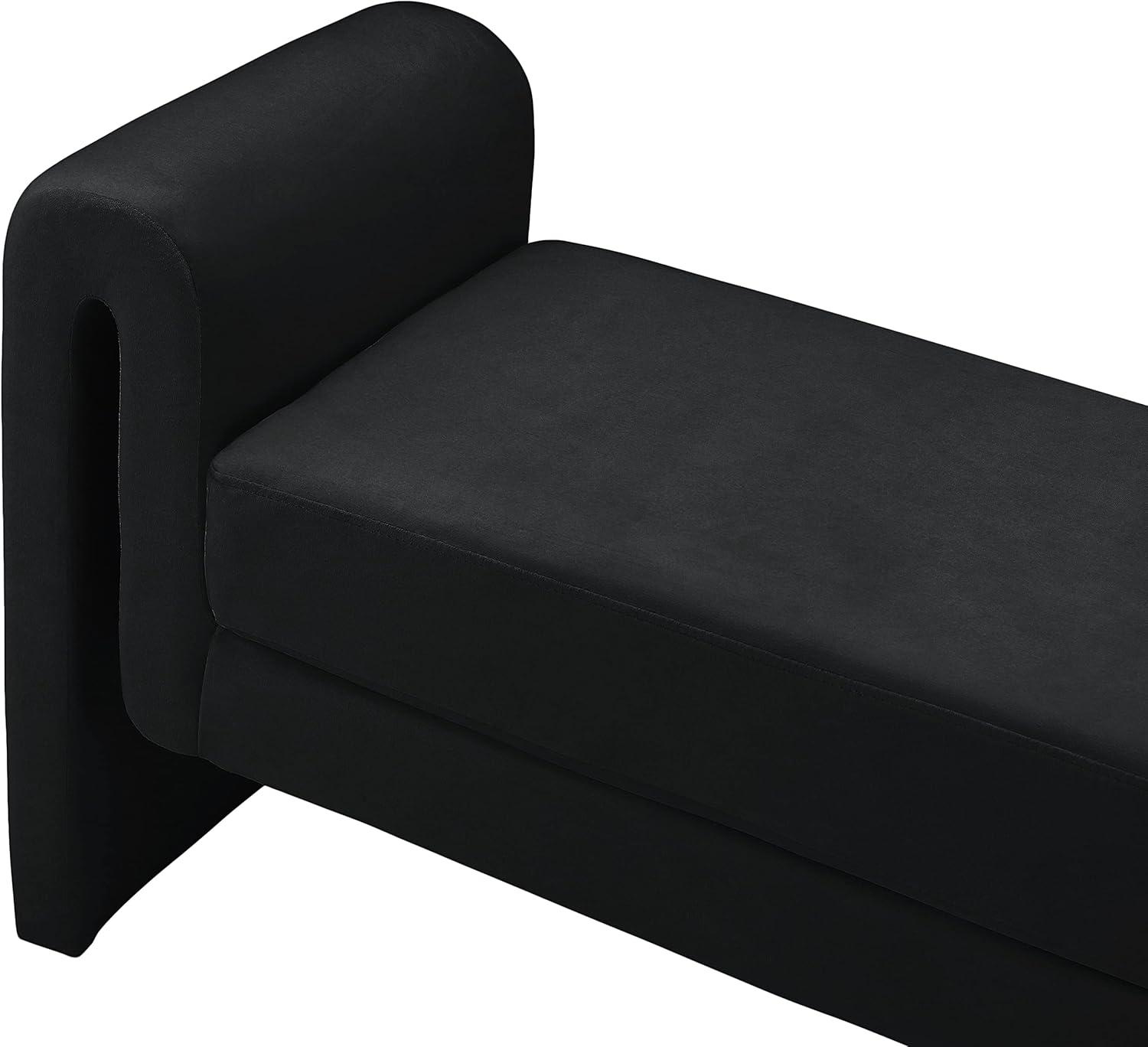 Meridian Furniture Stylus Brown Velvet Bench