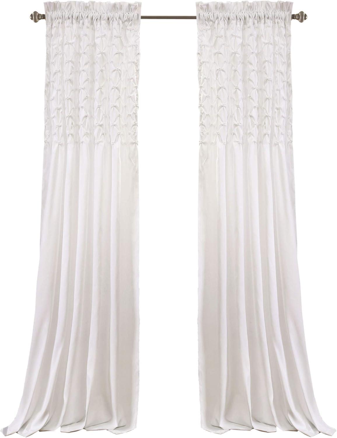 Torre & Tagus Bayview Polyester Semi Sheer Curtain Pair (Set of 2)