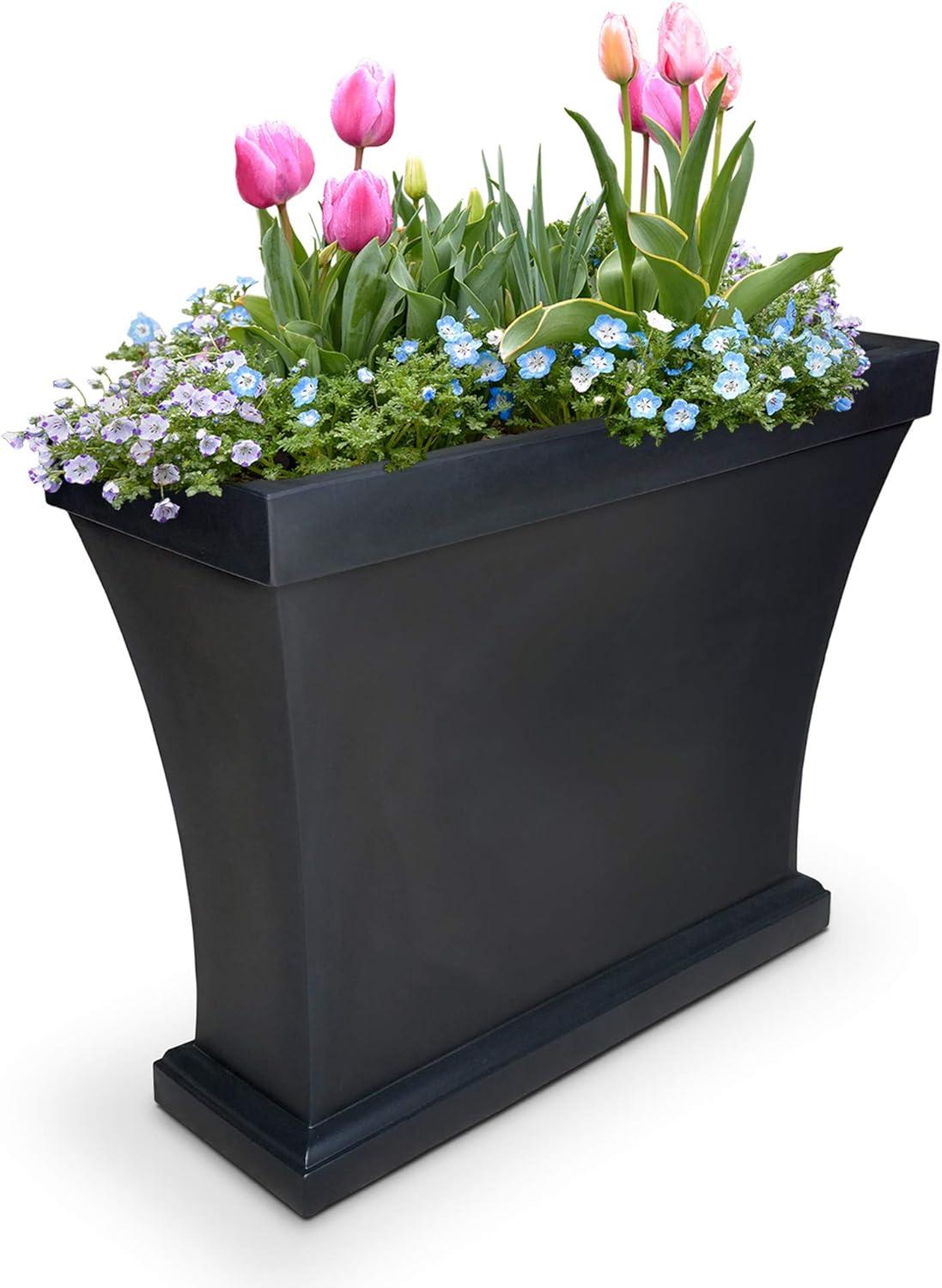 Bordeaux Resin Trough Planter