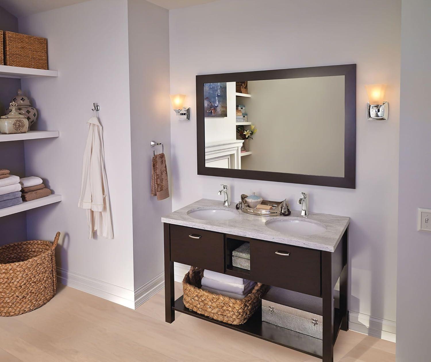 Moen Voss Single Hole Bathroom Faucet with Drain Assembly