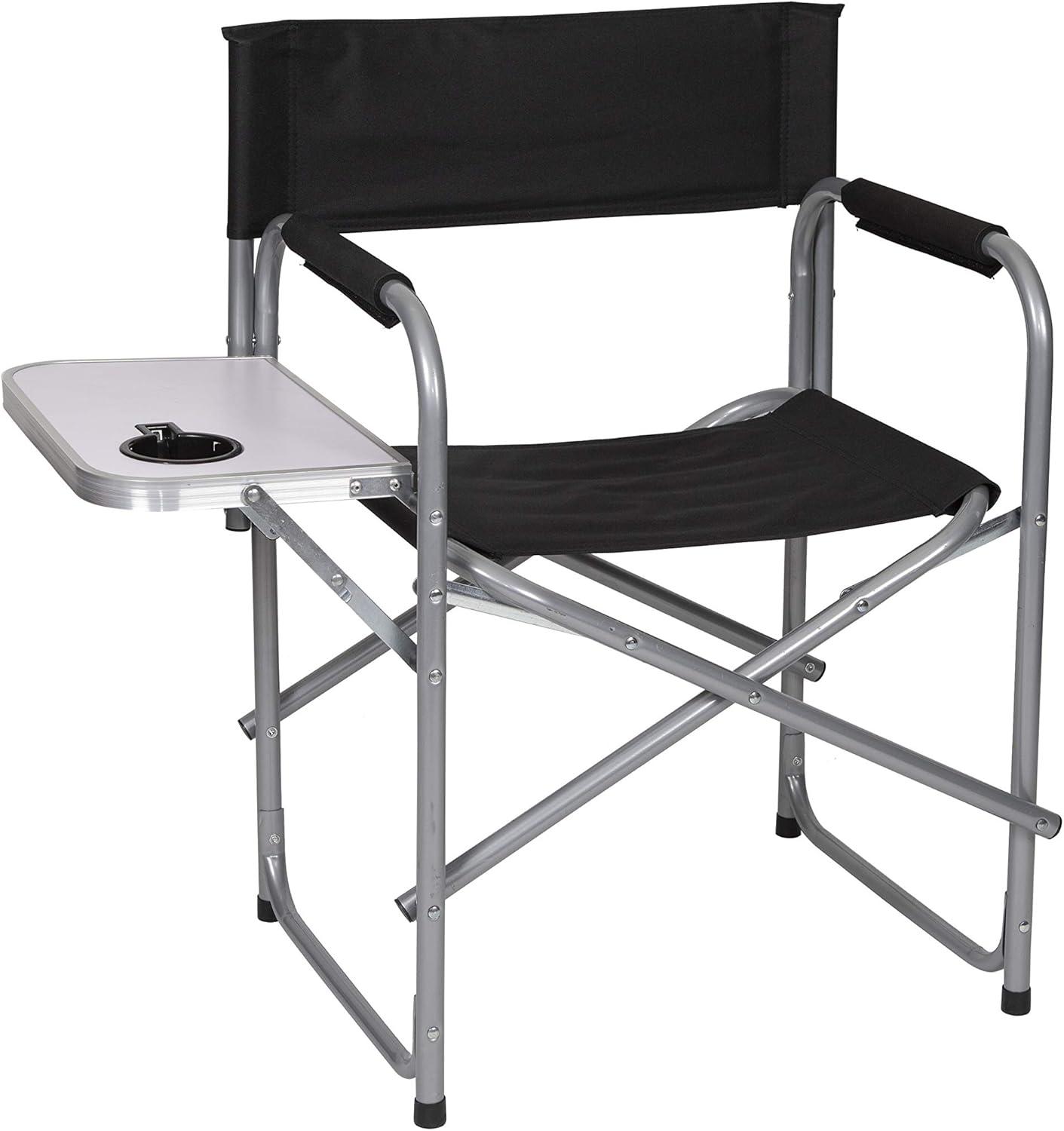 Stansport Folding Director's Chair with Side Table