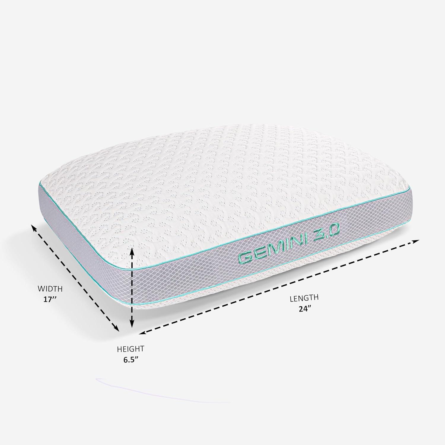 Bedgear Bedgear Gemini Performance Pillow - Firm Support Pillow For Neutral/Warm Sleepers