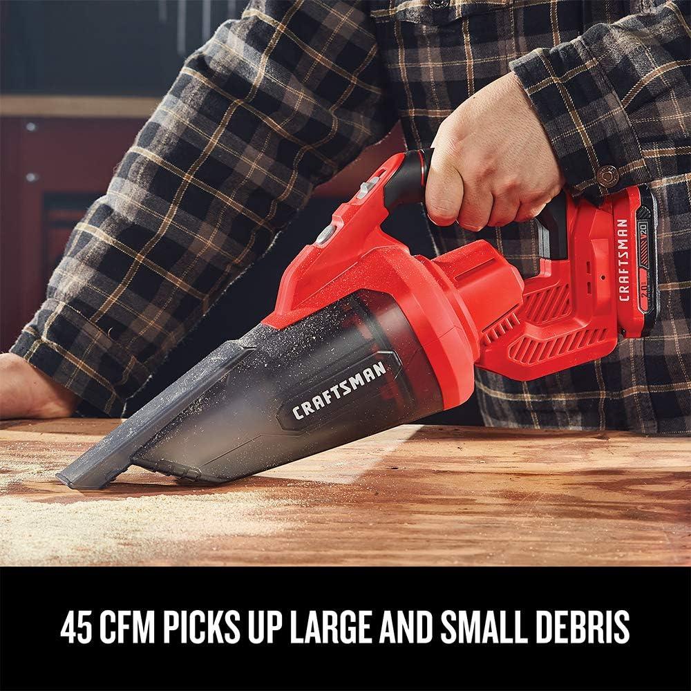 Craftsman CMCVH001C1 - Vacuum cleaner - handheld - bagless - cordless - 1 battery, included charger