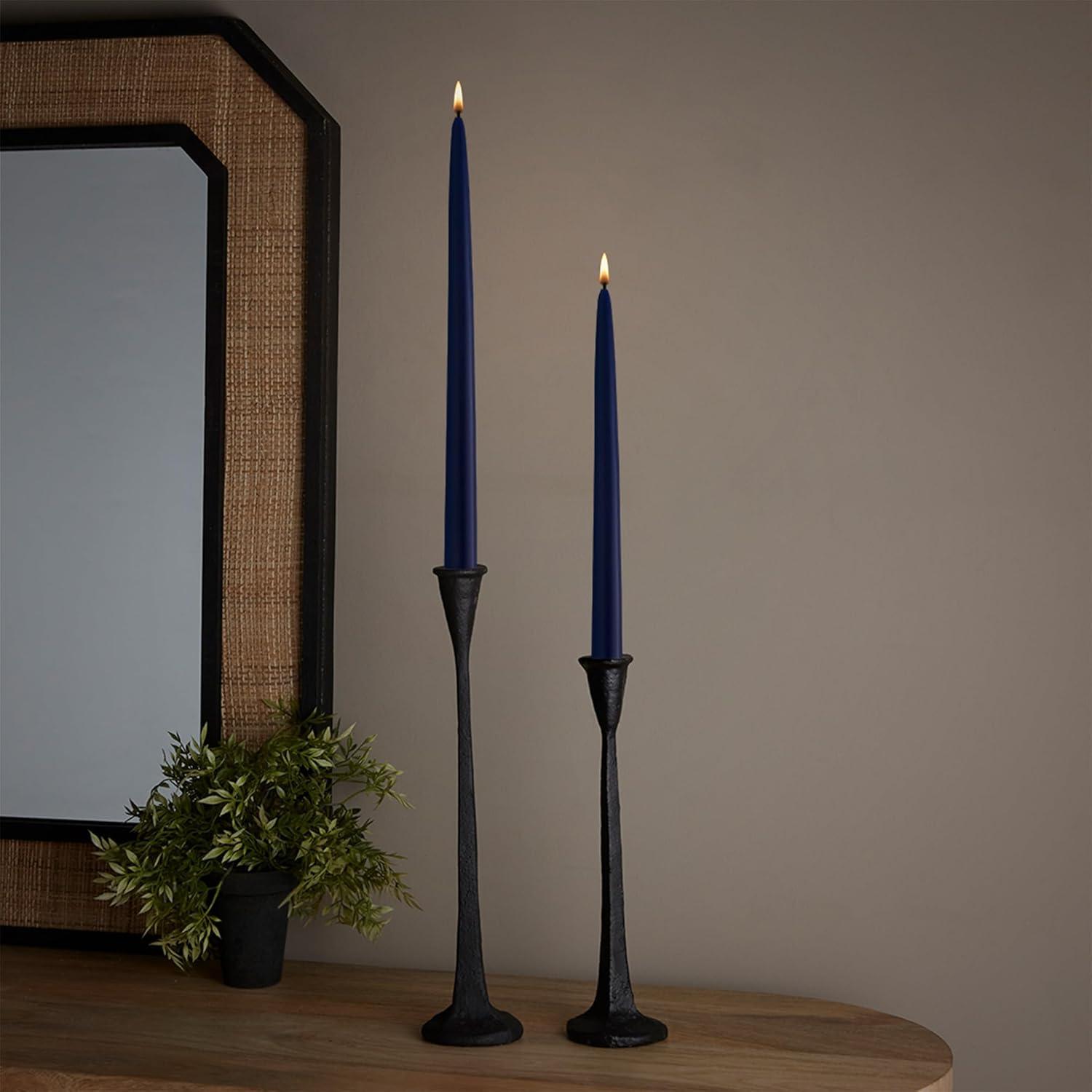 12 Piece Unscented Taper Candle Set (Set of 12)