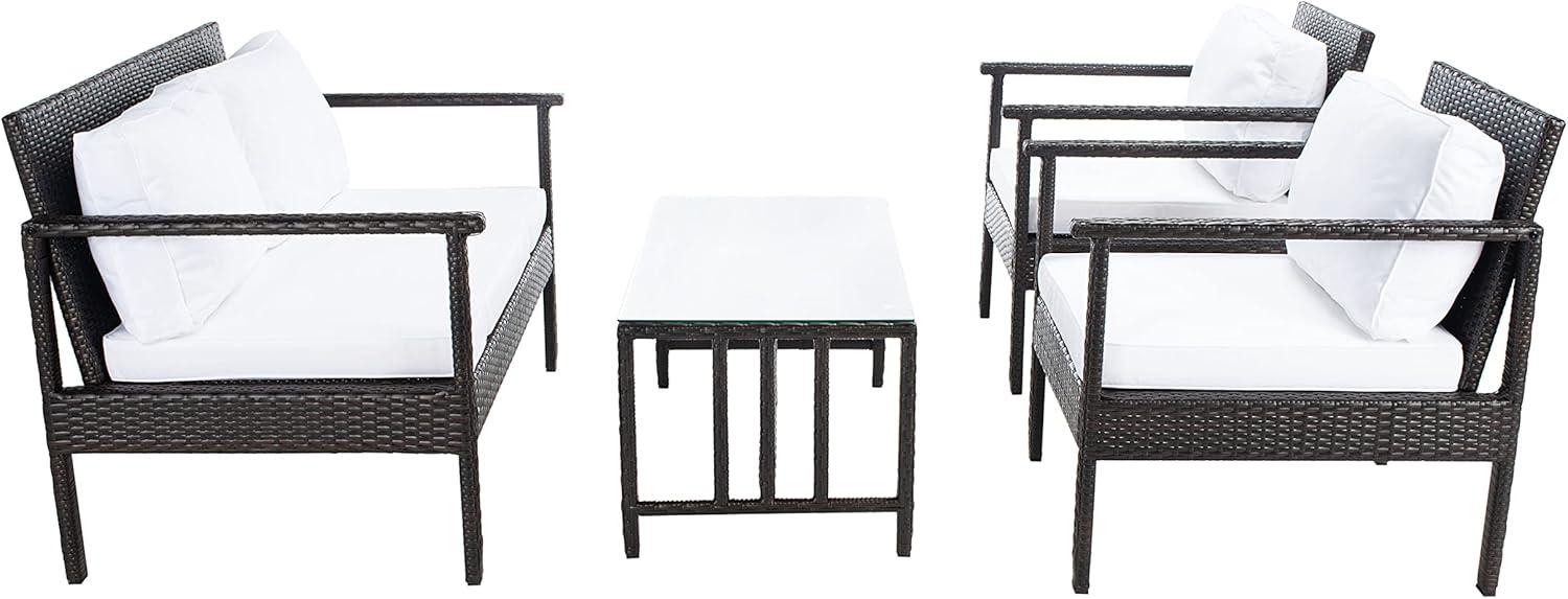 Garnen 4 Piece Patio Outdoor Living Set  - Safavieh