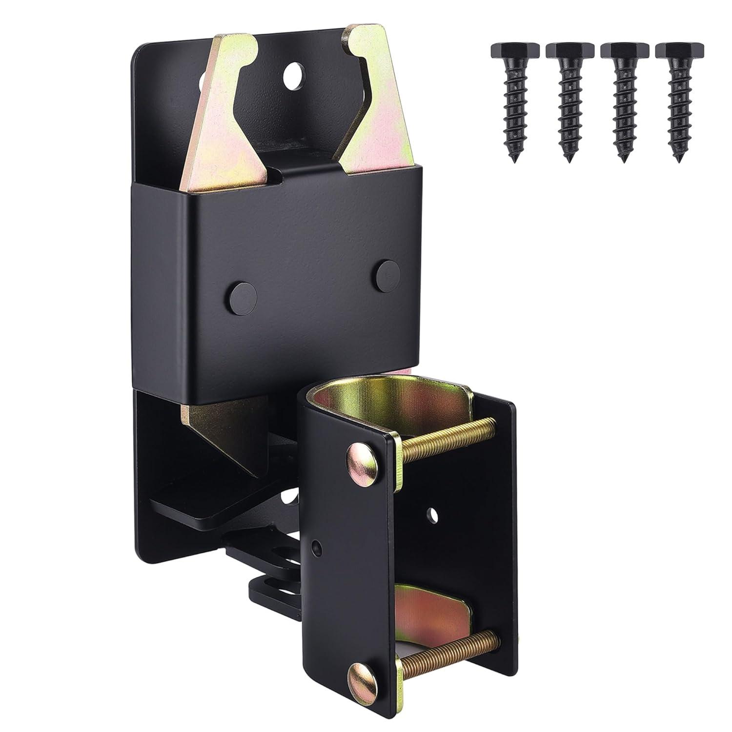 Black Steel Manual Gate Latch for Chain Link Fence