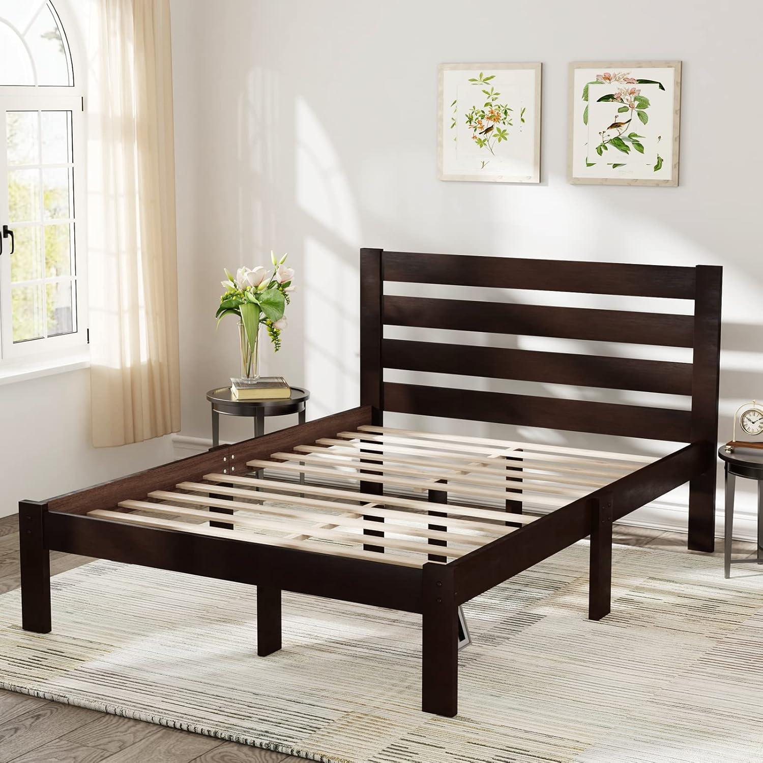 Acme Furniture Kenney Full Bed with Slatted Headboard in Espresso