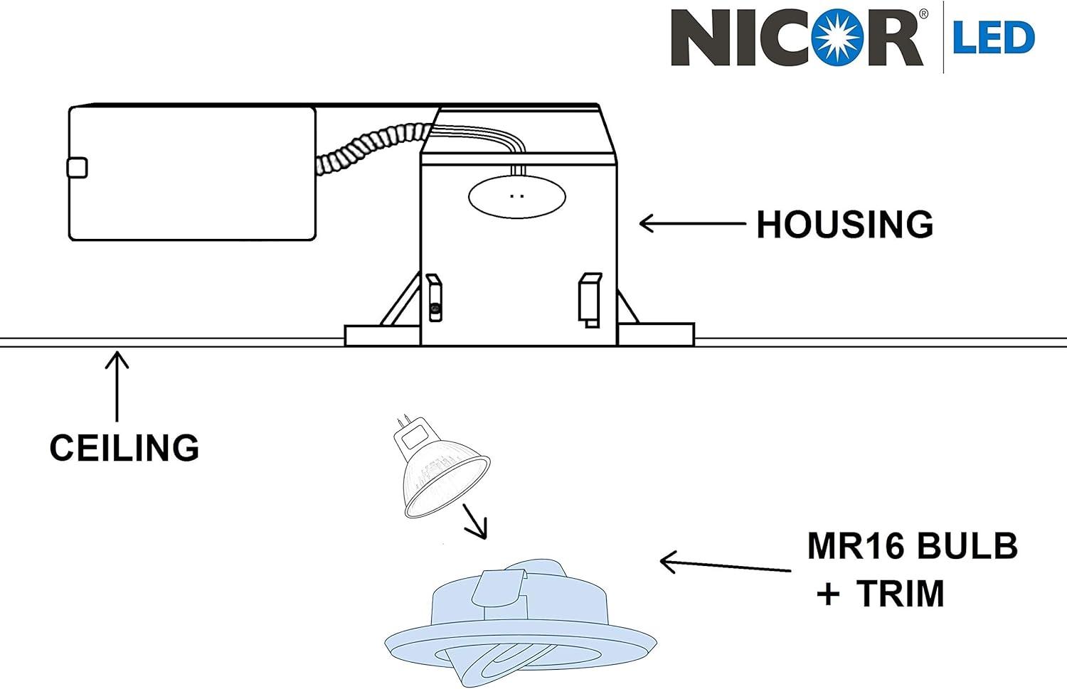 4'' Adjustable Recessed Trim