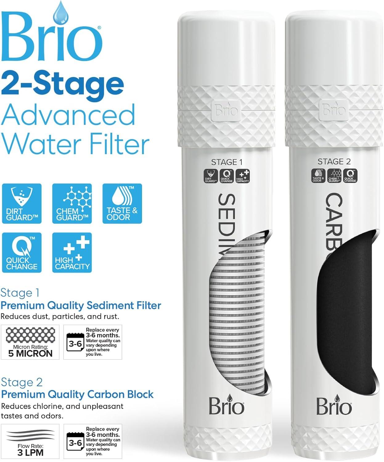 Brio 800 Series 2-Stage Bottleless Countertop Water Cooler