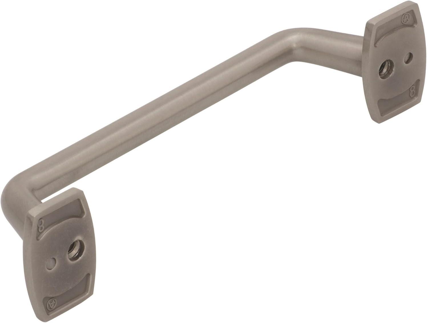 Satin Nickel 3-3/4 Inch Industrial Cabinet Pull