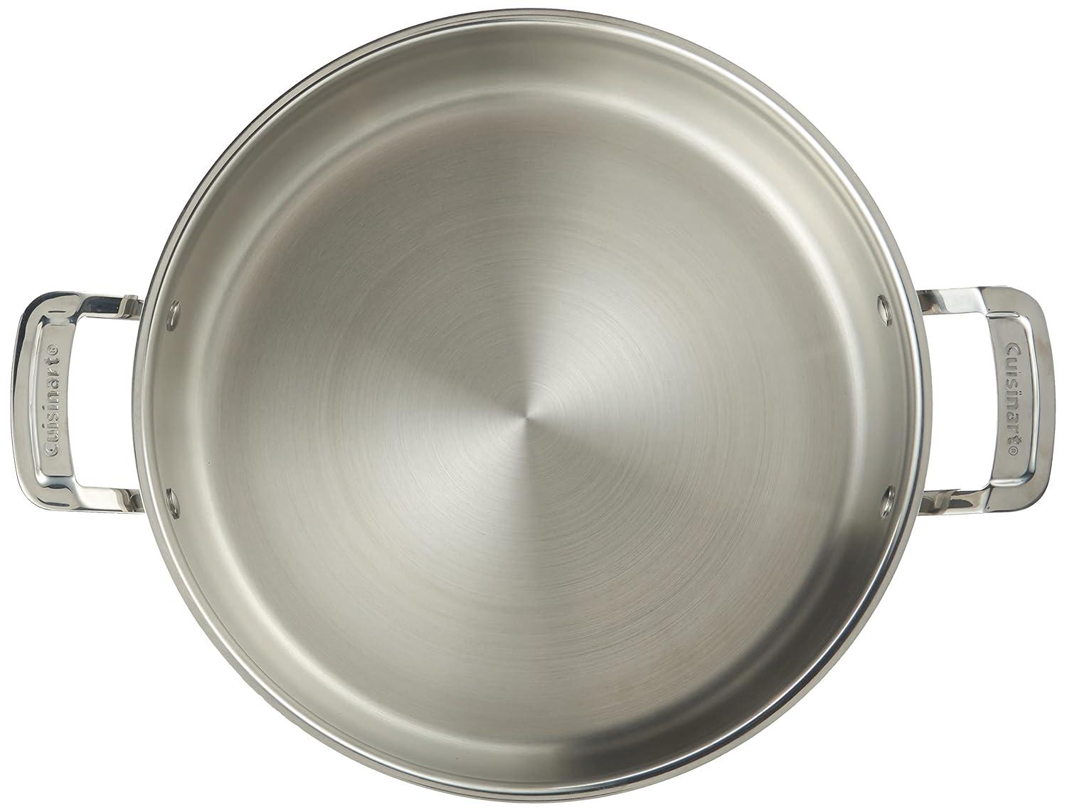 Cuisinart Multiclad Pro Tri-Ply Stainless Steel 5.5 Qt. Casserole W/Cover