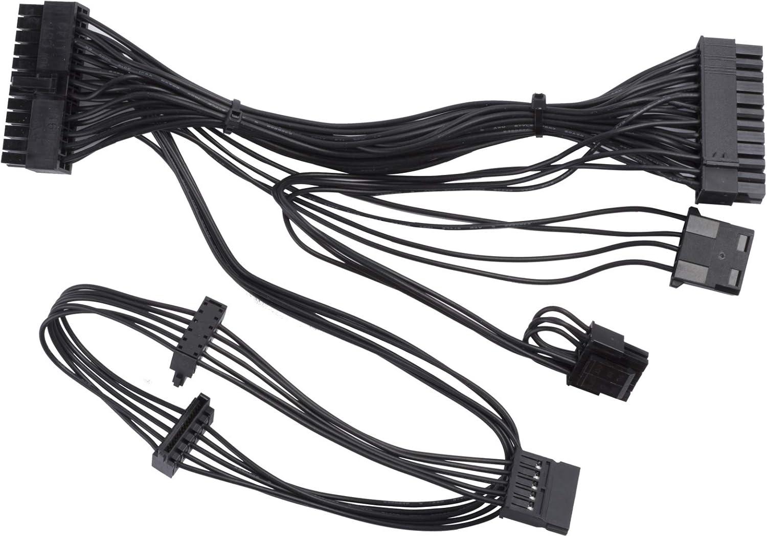 SilverStone Technology  Power Supply Kit, 120W DC-DC Board, 12V/10A Adapter, Black Wires, 20+4 Pin Motherboard, 4+4 EPS, 3x SATA, 1x 4-Pin Peripheral