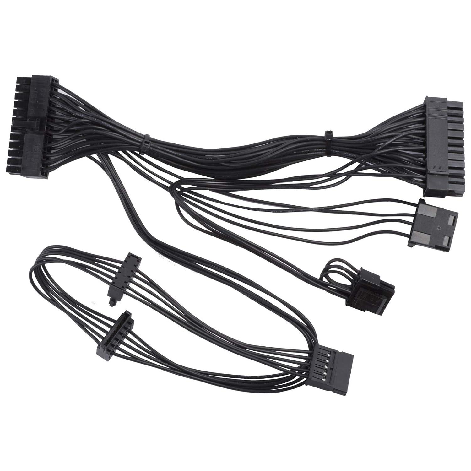 SilverStone Technology  Power Supply Kit, 120W DC-DC Board, 12V/10A Adapter, Black Wires, 20+4 Pin Motherboard, 4+4 EPS, 3x SATA, 1x 4-Pin Peripheral