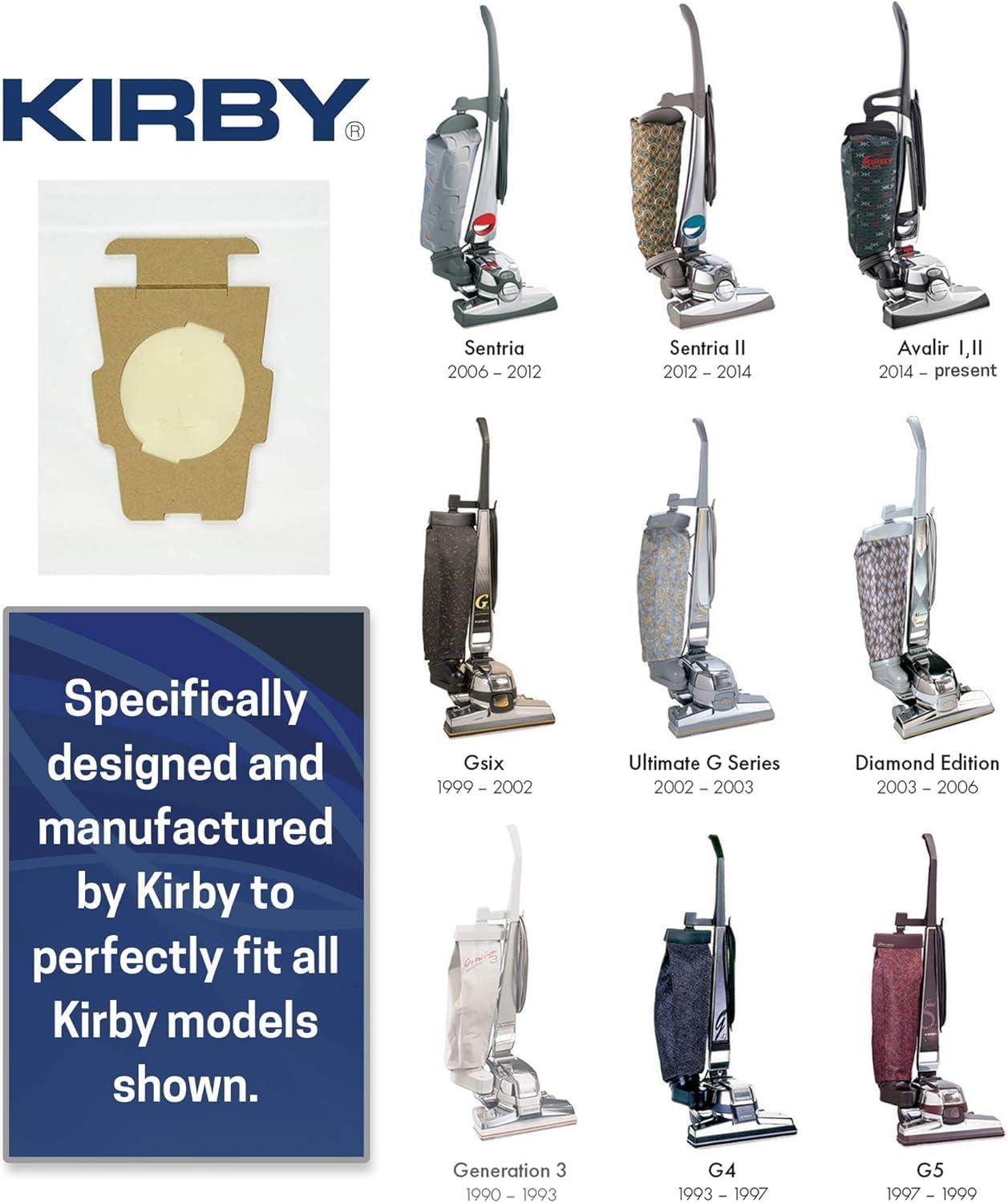 6 Genuine Kirby HEPA Filtration Universal Vacuum Bags Part Number 204814G