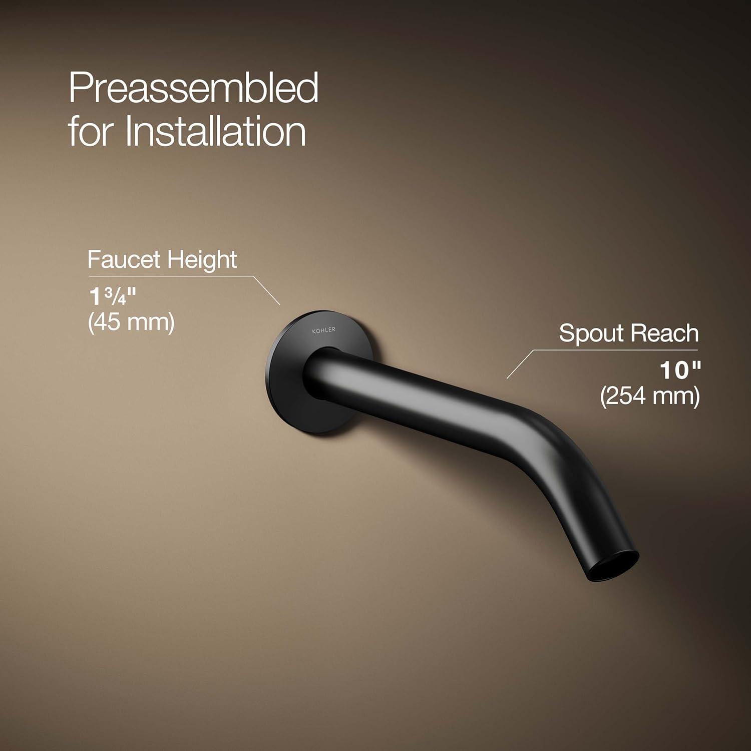 Components Wall-Mount Bathroom Sink Faucet Trim