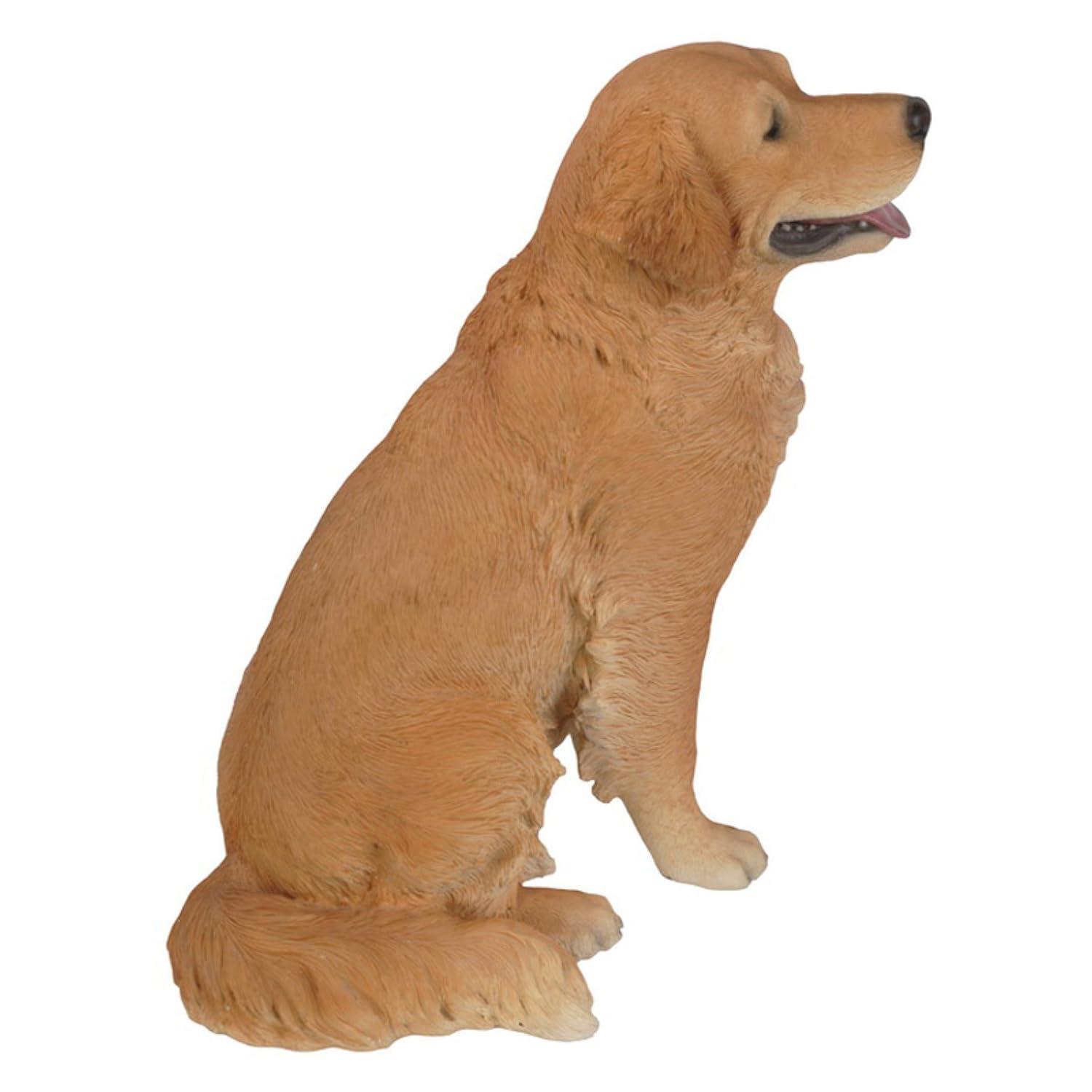 Hi-Line Gift Ltd. Sitting Dog Golden Retriever Statue