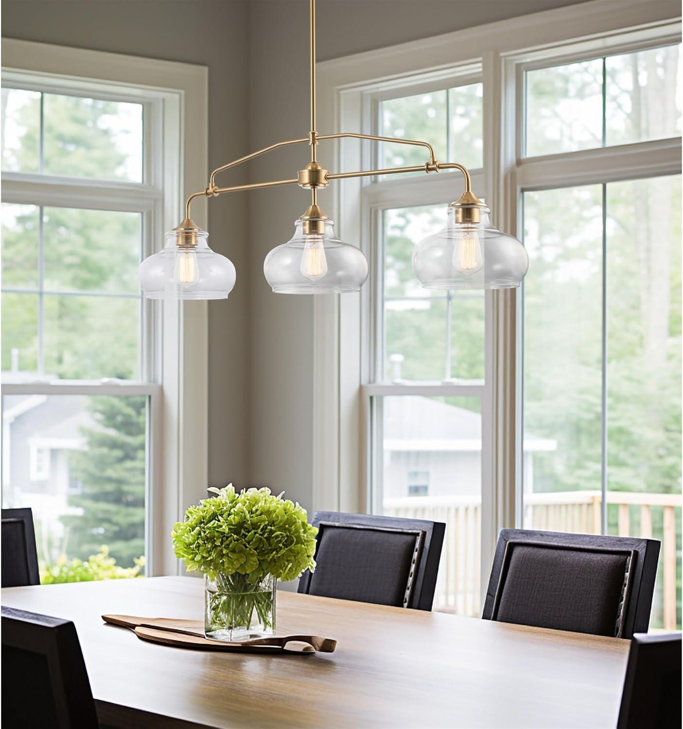 Clear Glass Bell Shade for Wall Mount Fixtures