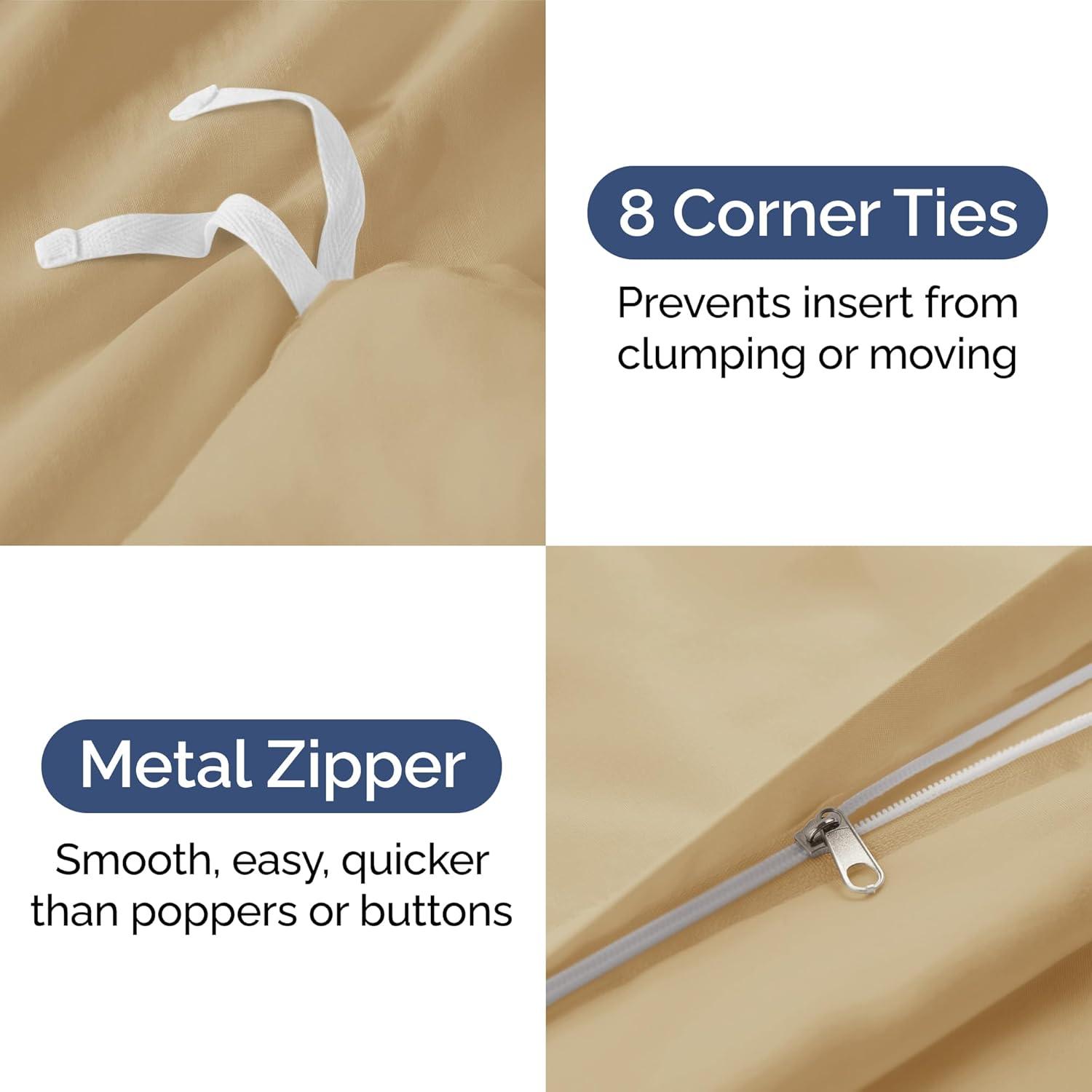 CGK Linens Premium Hotel Quality Soft & Cooling Duvet Cover Set