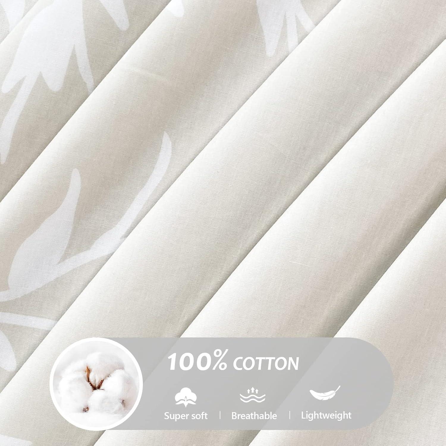 Blue and White Damask Queen Size Microfiber Duvet Cover Set