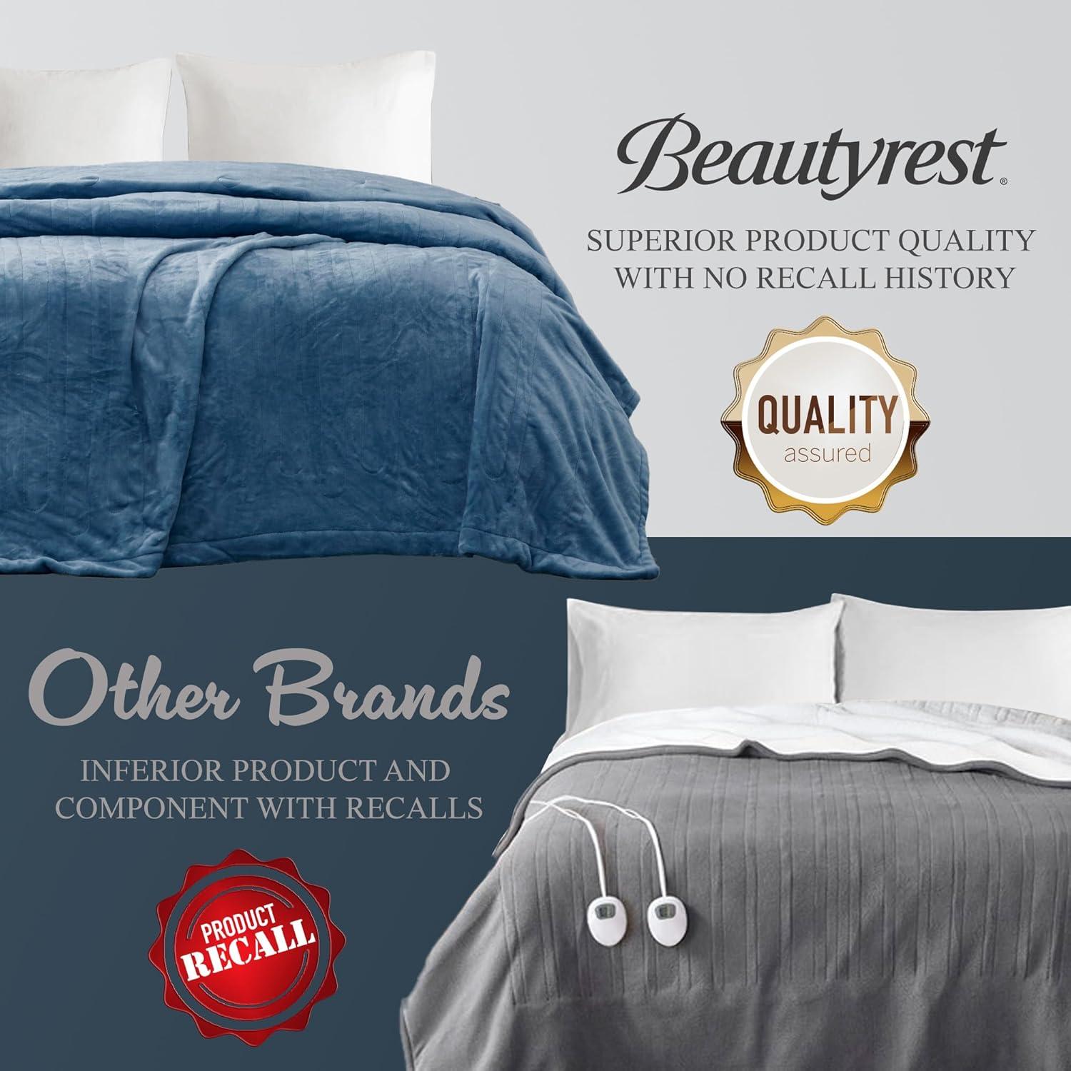 Beautyrest Heated Plush Blanket