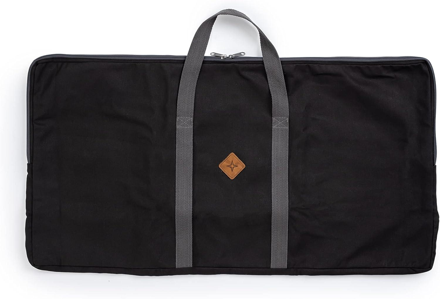 Black Heavy Duty Cotton Canvas Grill Grate Carry Bag
