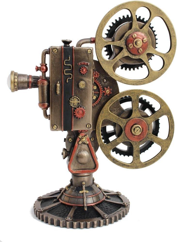 Antique Bronze Steampunk Projector with LED Light