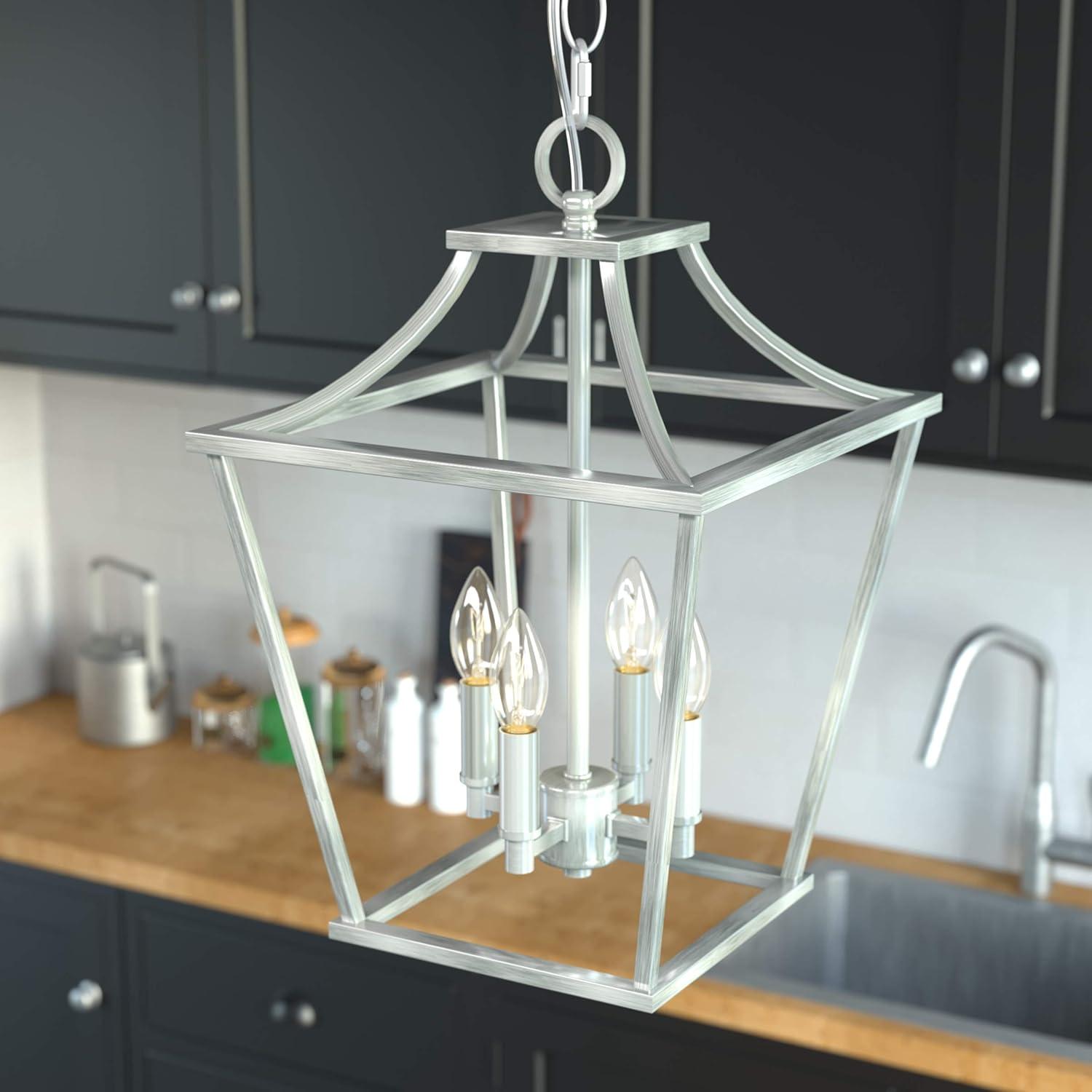 Laurel Ridge 4 - Light Lantern Geometric Chandelier