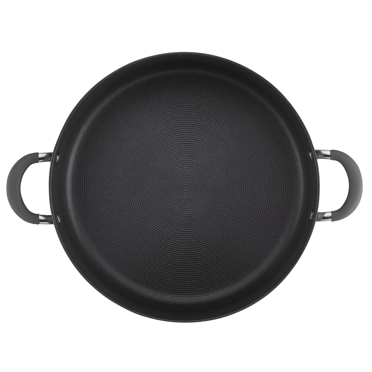 Circulon Radiance Hard-Anodized Aluminum Nonstick Wide Stockpot