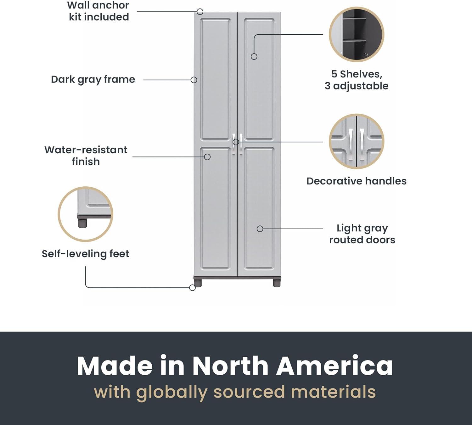 Systembuild Kendall 24" Utility Storage Cabinet