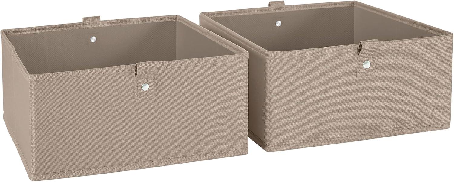 RiverRidge Kids 2pc 5" Fabric Collapsible Storage Cube Organizers for Playroom Organization