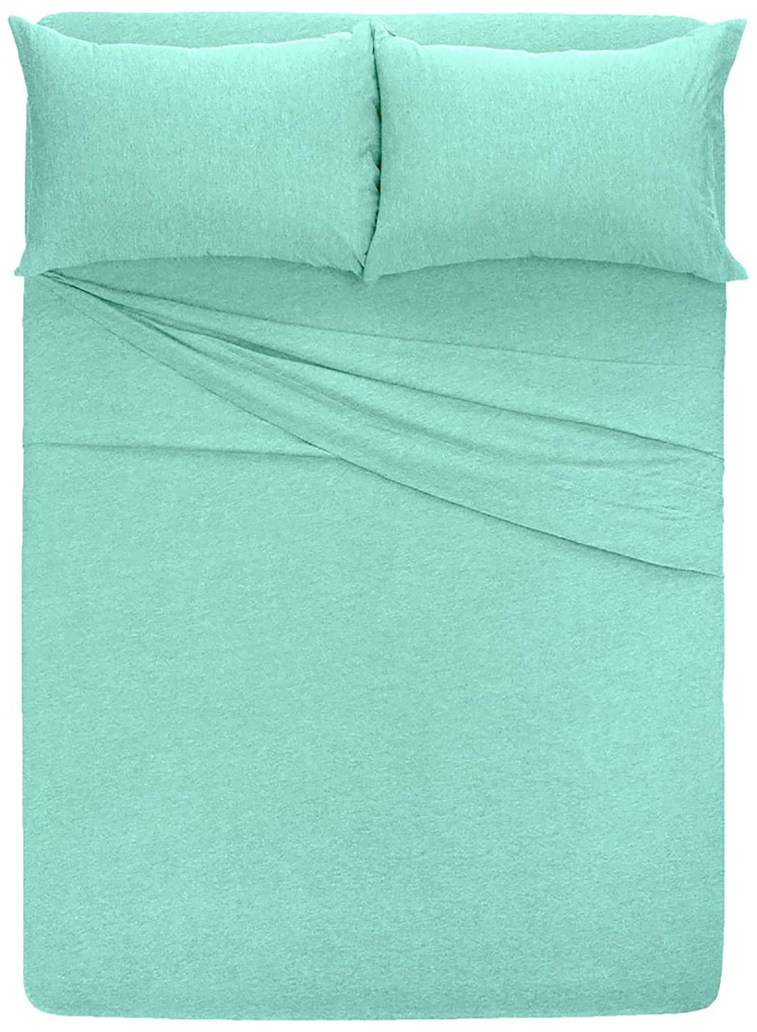 Royale Linens SoftTees Jersey Knit Cotton Blend Jersey Knit Sheet Set