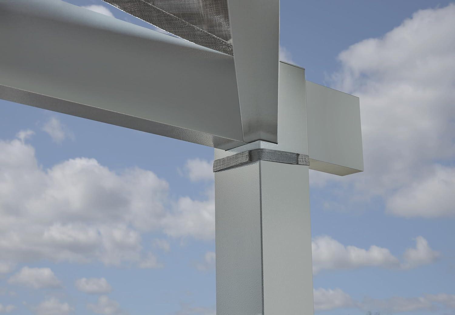 Sojag Sojag Lima Grey 10 x 10 ft. Rustproof Aluminum Frame Pergola