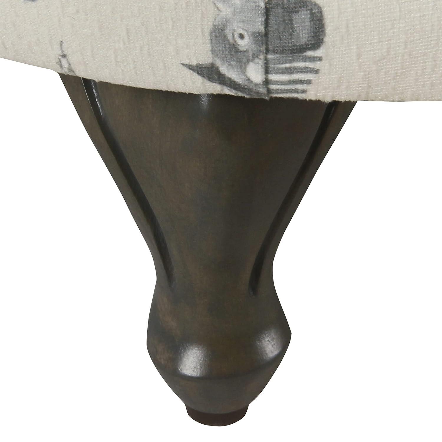 HomePop Decorative Pet Bed Curved Mini Love Seat for Small Dog (18" x 22" x 12")