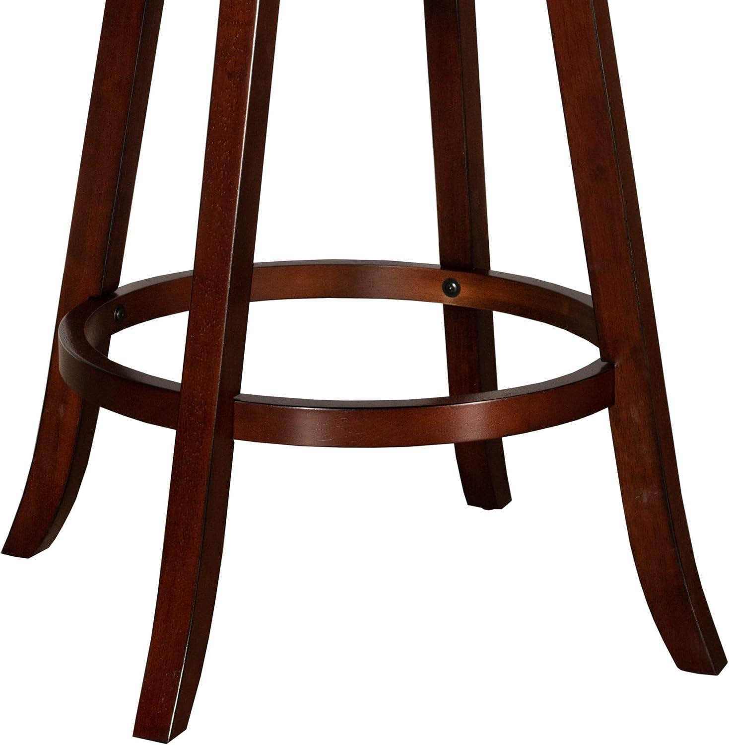 Hillsdale Tateswood 46.75" Wood Transitional Bar Stool in Cherry