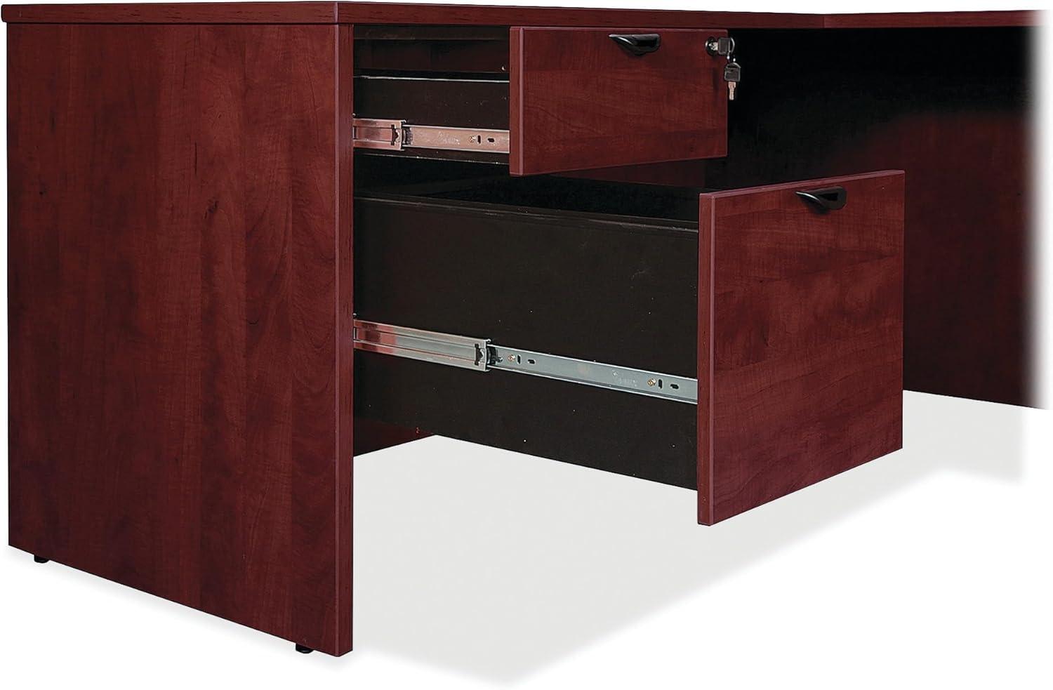 Lorell Prominence Pedestal Desk PD3060DPMY
